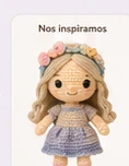 Ejemplo de muñeca personalizada tejida al crochet